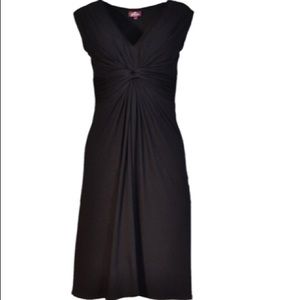 SALAAM Knotted Little Black Dress